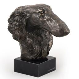 Borzoi, Russian Wolfhound, Dog Marble Statue, Limited Edition, Artdog. Made Of Cold Cast Bronze. Solid, Perfect Gift. Limited Edition