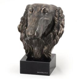 Borzoi, Russian Wolfhound, Dog Marble Statue, Limited Edition, Artdog. Made Of Cold Cast Bronze. Solid, Perfect Gift. Limited Edition - thumbnail 2