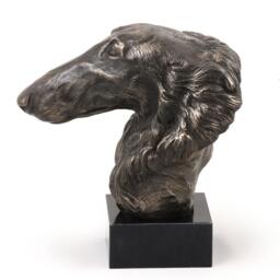 Borzoi, Russian Wolfhound, Dog Marble Statue, Limited Edition, Artdog. Made Of Cold Cast Bronze. Solid, Perfect Gift. Limited Edition - thumbnail 3