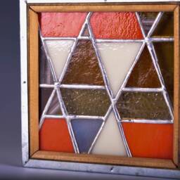 stained Glass Accent Lamp, Night Light, Table Wall Art - thumbnail 2