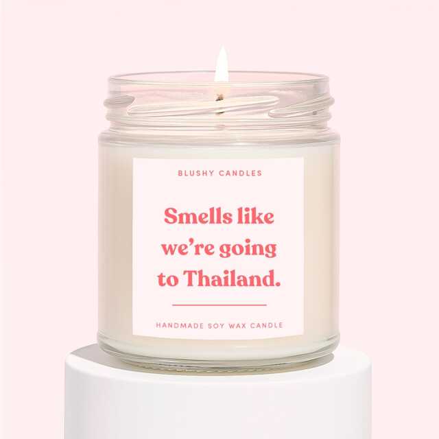 Thailand Gifts - We're Going To Surprise Candle Trip Reveal - image 1