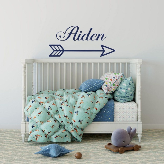 Arrow Name Wall Decal Personalized Nursery Decor Ww104 - image 1