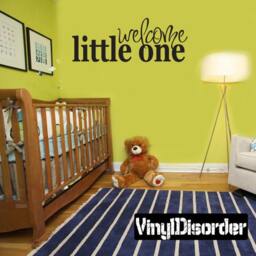 Welcome Little One - Vinyl Wall Decal Quotes Sticker Ce018Welcomeviiiet - thumbnail 1