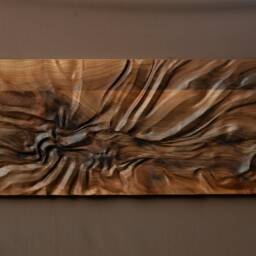 "Large Size Wood Sculpture, Us Delivery Duty Paid, ""Dagna" - thumbnail 2