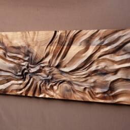 "Large Size Wood Sculpture, Us Delivery Duty Paid, ""Dagna" - thumbnail 3