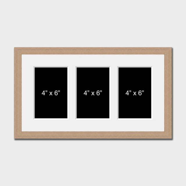 "Multi Photo Picture Frame - Holds 3 4"" X 6" - image 1