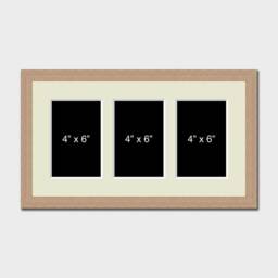 "Multi Photo Picture Frame - Holds 3 4"" X 6" - thumbnail 2