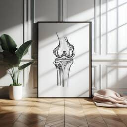 Chiropractic Poster Set - 3 Line Art Prints - Chiropractor Office Decor Anatomy Wall Chiro Clinic Artwork Medical Room Print - thumbnail 3