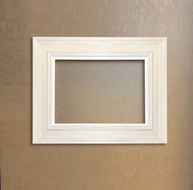 Traditional Picture Frame // Hand Finished Lime Wax Bespoke Size Made To Order - image 1