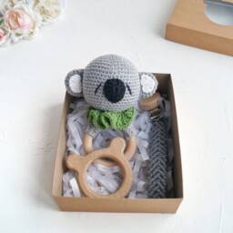Koala Safari Shower Baby Gift Box For Expecting Mom, Unisex Pregnant Friend - thumbnail 4