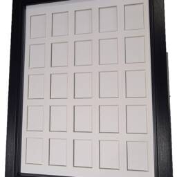 Instax Mini Photo Frame Multi Aperture 2 To 52 Openings Black Or White Mount - thumbnail 2