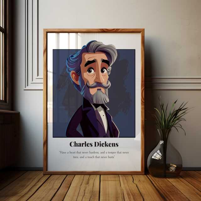 Charles Dickens Quote Poster Literary Inspiration - image 1