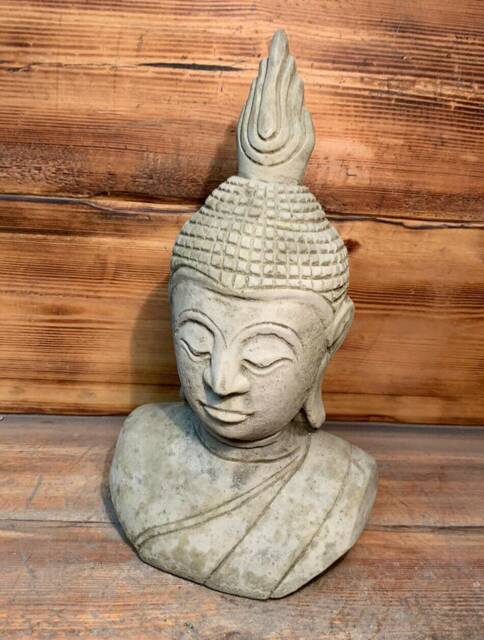 Stone Garden Buddha Statue Detailed Ornament Gift - image 1