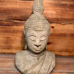 Stone Garden Buddha Statue Detailed Ornament Gift - thumbnail 2