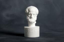 Marble Bust Of Philosopher Aristotle Carved Greek Marble Statue Figurine Sculpture - thumbnail 1