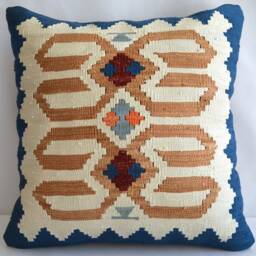 New Silk Pillow Cover Kilim 16 - thumbnail 4