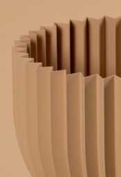 Lamp ?? Black X Beige Minimalist Modern Lamp 3D Printed Made Of Bioplastic - thumbnail 4