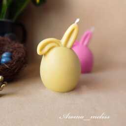 Easter Rabbit Candle Soy & Beeswax Home Decor - thumbnail 2