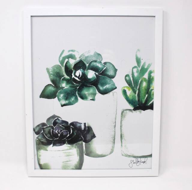 Succulent Art Print - 2, Gallery Wall, Home Decor, Simple, Painting 11x14 - image 1