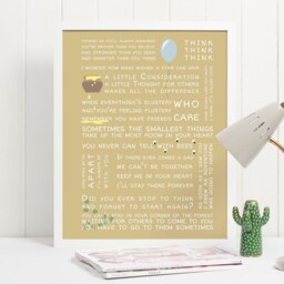 Winnie The Pooh Quote Print Art Poster - Inspirational Motivational Wall - thumbnail 2