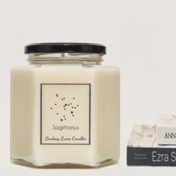 Sagittarius Star Sign Scented Candle, Zodiac Constellation Astrology Gift, Horoscope Birthday Candles Astronomy - thumbnail 2