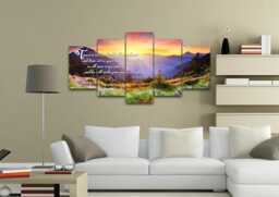 Proverbs 35-6 #1 Niv Trust in The Lord Bible Verse Canvas - Christian Scripture Religious Wall Art Home Decor Paintings - thumbnail 1