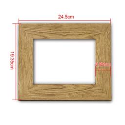 Personalised Wooden Photo Frames Customised Picture Frame Engraved Album For Valentines Day Custom Gift Girlfriend Husband Wife - thumbnail 2