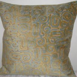 "Contemporary Decorative Pillow Cover-20""x20" - thumbnail 2