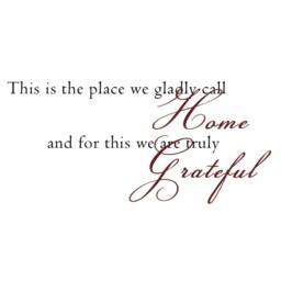 Home Grateful Wall Quotes Family Room Vinyl Decal Art - 087 - thumbnail 3