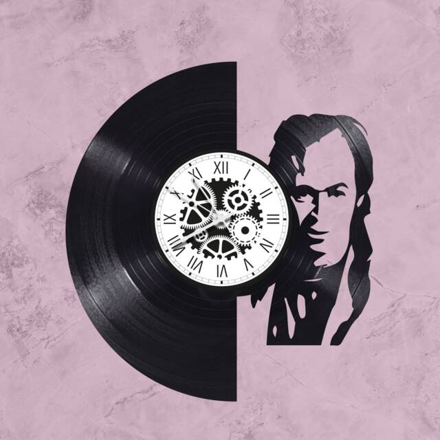 Jj Goldman Theme 33 Rpm Vinyl Record Clock - image 1