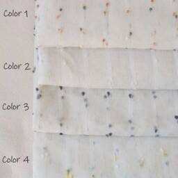 Pompom Linen Sheer Curtain, 4 Colors, Kids Room Nursery Custom Curtain Panel, For Bedroom & Livingroom, 1Pc - thumbnail 2