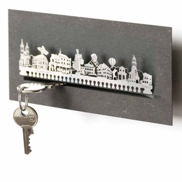 G??ttingen Skyline Key Rack - Modern Home Decor, Souvenir Gift - image 1