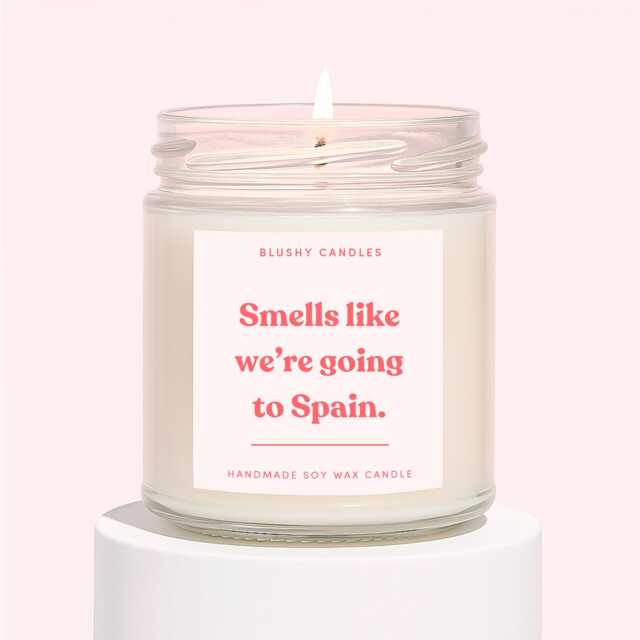 Spain Gifts - We're Going To Surprise Candle Trip Reveal - image 1
