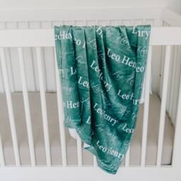 Personalized Name Blanket, Customizable Minky Unique For Newborns Baby & Kids, Nursery Decor, Popular Shower Gift, Nb05 - thumbnail 3