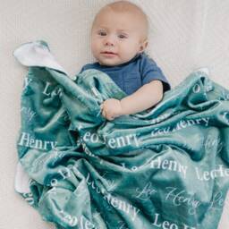 Personalized Name Blanket, Customizable Minky Unique For Newborns Baby & Kids, Nursery Decor, Popular Shower Gift, Nb05 - thumbnail 2