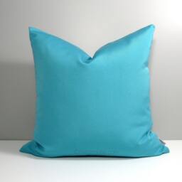 Aruba Blue Sunbrella?? Outdoor Pillow Cover, Decorative Turquoise Cushions For Pool & Patio Furniture Or Kid's Rooms, Mazizmuse - thumbnail 1