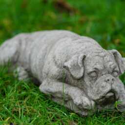 Boxer Dog Stone Statue - Outdoor Garden Ornament British Made Puppy Pet Sculpture Decoration - thumbnail 2