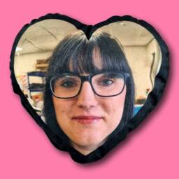 Personalised Heart Face Cushion - Funny Photo Gift Decorative Pillow Birthday Present Custom Novelty Picture Anniversary Valentines - thumbnail 2