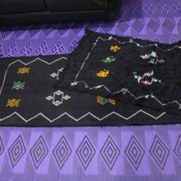 Handwoven Berber Hallway Runner Rug, Contemporary Moroccan Kilim - 8.6Ft X 2.3Ft - thumbnail 4