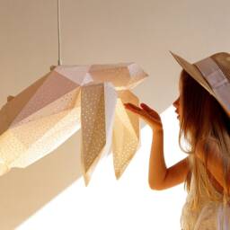 Sea Turtle Origami Lamp - Unique Geometric Lighting For Bedroom & Kids' Room Decor Perfect Gift Animal Lovers - thumbnail 3