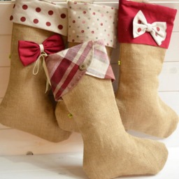 Personalized Christmas Stocking, Family Stockings, Christmas, Red, Set Of Four Fantasies, Off, Coordinate, Socks