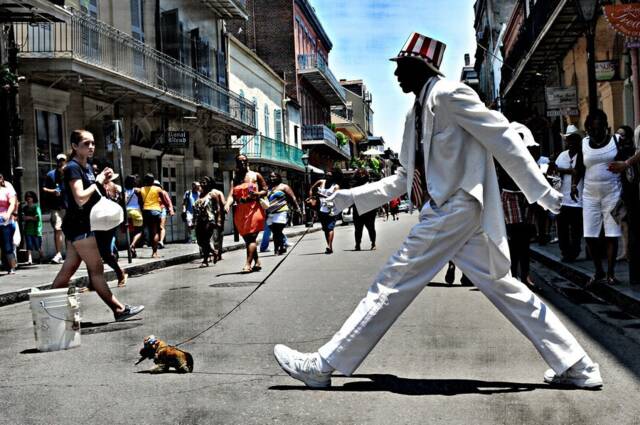 Mr. America, New Orleans French Quarter, Bourbon Street, Home Decor, Photo, Local Art, Living Room, Downtown, Street Performer, Big Easy