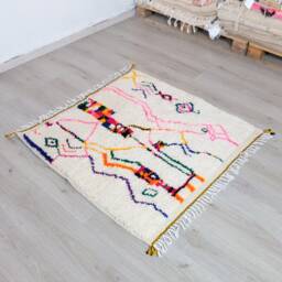 Berber Teppich, Handmade Rug, Rug, Wool Beni Ourain Carpet, Gift For Her, Boho Teppich - thumbnail 3
