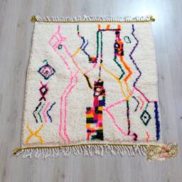 Berber Teppich, Handmade Rug, Rug, Wool Beni Ourain Carpet, Gift For Her, Boho Teppich - thumbnail 2
