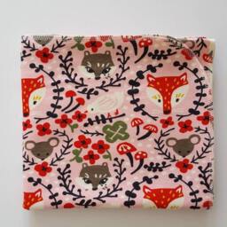 Organic Fox Swaddle Blanket & Newborn Hat Set. Take Home Baby Shower Gift. Photo Prop. Ready To Ship - thumbnail 3