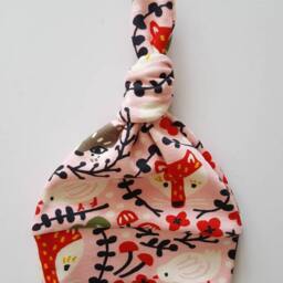 Organic Fox Swaddle Blanket & Newborn Hat Set. Take Home Baby Shower Gift. Photo Prop. Ready To Ship - thumbnail 2