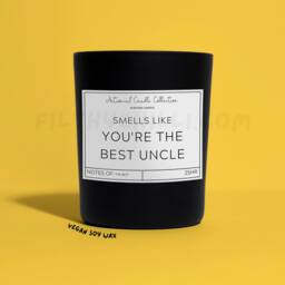 Smells Like You're The Best Uncle Candle, Present For Uncle, Birthday Gift Ideas Gifts, ??? - thumbnail 3