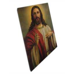 Inspirational Jesus Christ Canvas Classic Religious Artwork For Home & Office Wall Decor - thumbnail 1