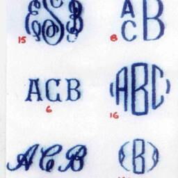 Monogrammed 3 Pieces New White Towels Set - Grandeur Hospitality 100% Cotton - thumbnail 3