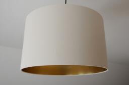 "Lampshade ""Ecru-Gold" - thumbnail 1